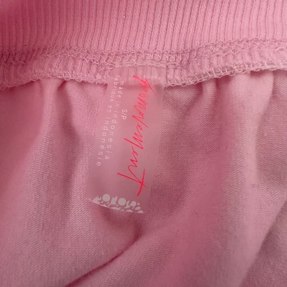 Free People Movement Womens Hot Shot Harem Shorts Size Small Pink Pale Comfort - Picture 5 of 5